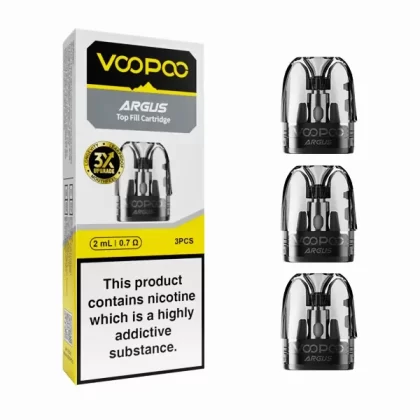 VooPoo Argus Top Fill Replacement Pods – 3ml XL – 3 pcs - Vapestorm Co