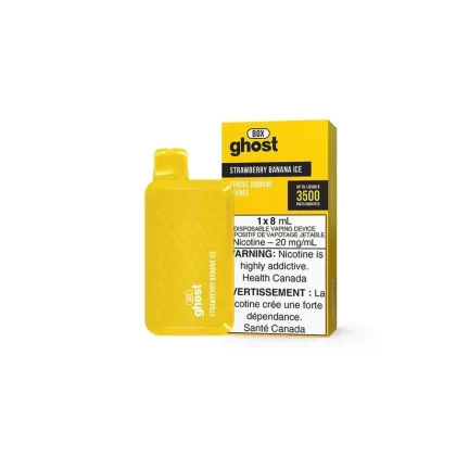 Ghost Box 3500 Disposable Vape – Strawberry Banana Ice