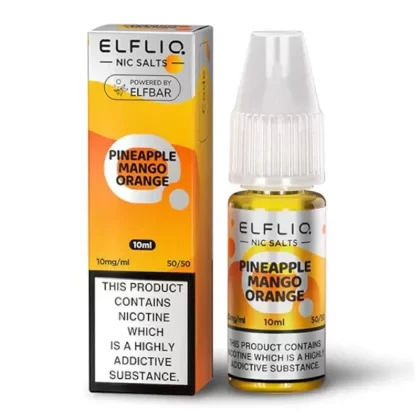 Pineapple Mango Orange By Elfliq 10ml Salts - Nicotine Strength#20mg (Salt)>10mg (Salt)