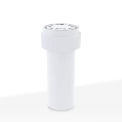 Child Resistant | Opaque White Reversible Cap Vials | 8 Dram – 1 Gram – 410 Count