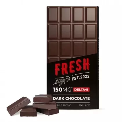 150mg Dark Chocolate Bar – Delta 9 – Chill Plus