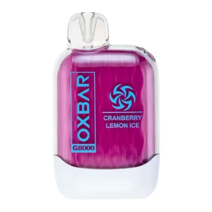 Cranberry Lemon Ice Oxbar G8000 - Nicotine#50mg~Size#Single>5 Pack