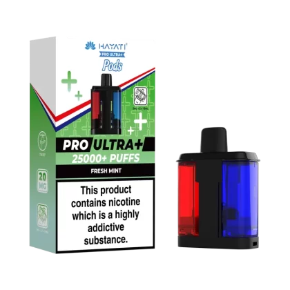 Fresh Mint Hayati Pro Ultra Plus Refill Pack - 20mg - Vape Product (65DBF7)