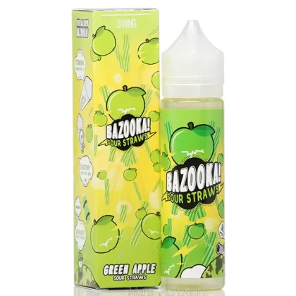 Bazooka Sour Straws – Apple 60ml (6mg)