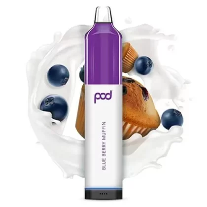 POD Mesh 5500 Synthetic Disposable Blue Berry Muffin Vape Device