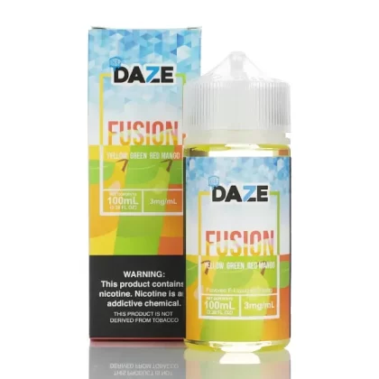 7 Daze Fusion TFN - Yellow Green Red Mango ICED - 100ml - 6mg