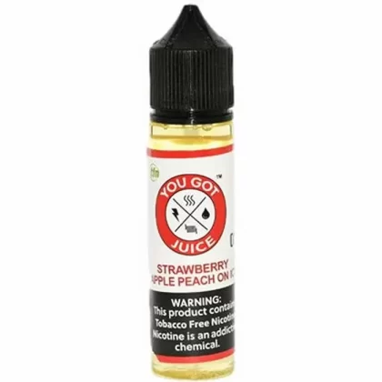 Strawberry Apple Peach On Ice E-Liquid by You Got E-Juice - Ecigpremium