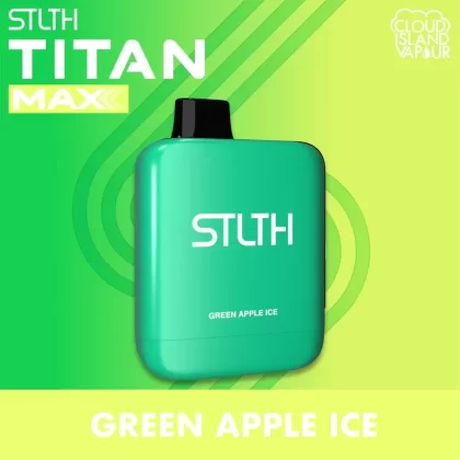 STLTH TITAN MAX Disposable Vape – Green Apple Ice