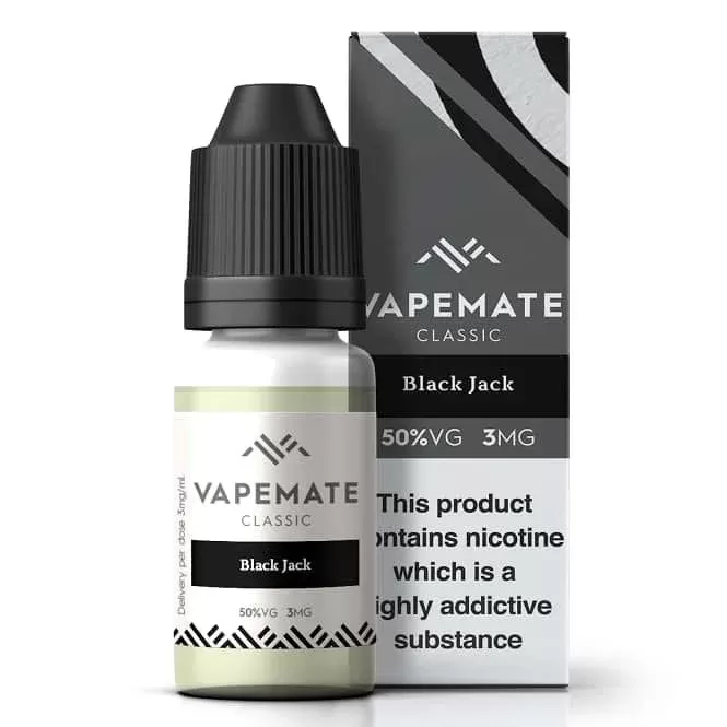 Vapemate Black Jack E Liquid (10ml)