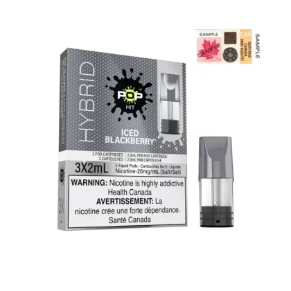 POP HITS HYBRID PODS – ICED BLACKBERRY