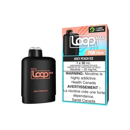 STLTH LOOP MAX POD PACK – JUICY PEACH ICE