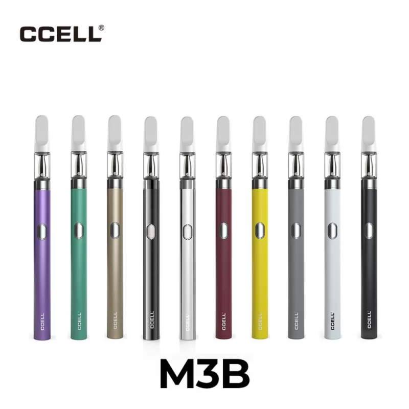 CCell M3B Variable Voltage 510 Thread Vape Cart Battery - yellow, gray (C8A8C5) - Image 2