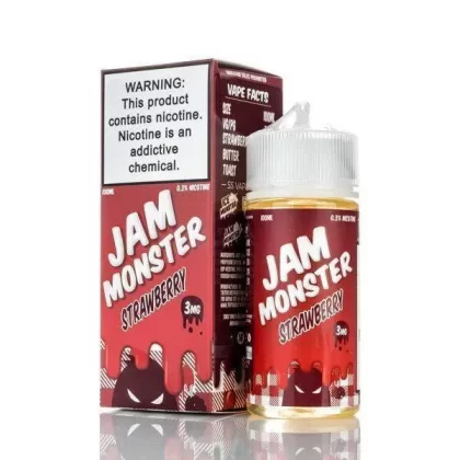 Jam Monster - Strawberry Jam - 100ml - 3mg