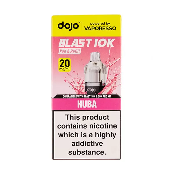 HUBA Dojo Blast 10K Prefilled Pod + Refill by Vaporesso
