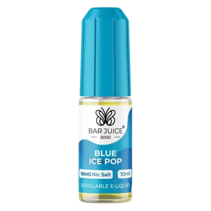 Bar Juice 5000 Blue Ice Pop Nic Salt Vape Juice 10ml - Strength#10mg>20mg