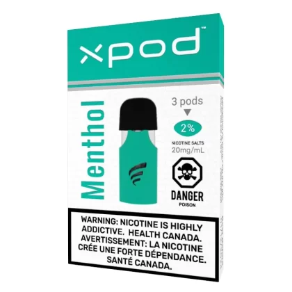 XPOD – Menthol Nordic Mint Vape PODS 3-PACK