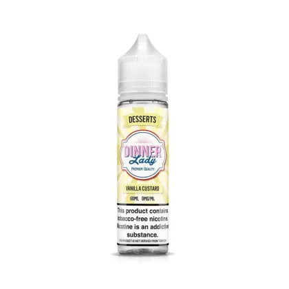 Vanilla Custard by Dinner Lady Tobacco-Free Nicotine 60ml