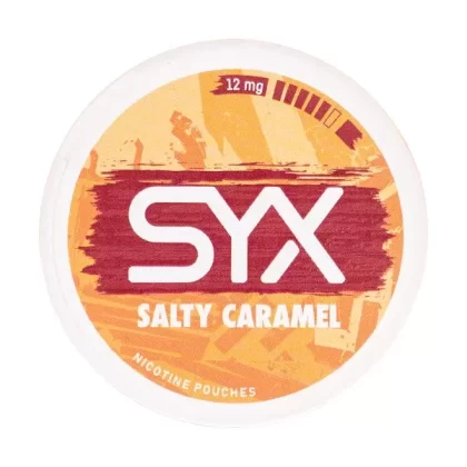 Salty Caramel Nicotine Pouches by SYX