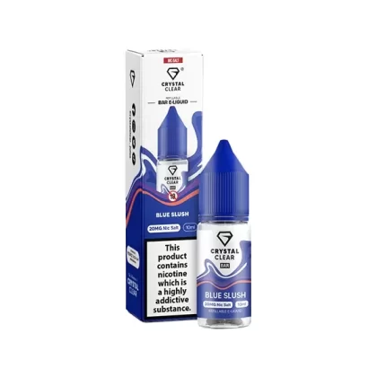Crystal Clear Bar Salt Blue Slush E Liquid 10ml - Nicotine Strength#20mg>10mg