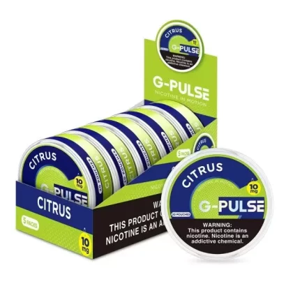 Citrus by G-Pulse Pouches - Strength#6MG>10MG