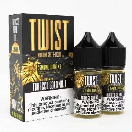 Twist E-Liquid Salts – Tobacco Gold No. 1 2x30ml - Vape Product, Vape Product