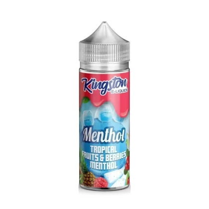 Tropical Fruits & Berries Menthol by Kingston 100ml + FREE NIC SHOTS