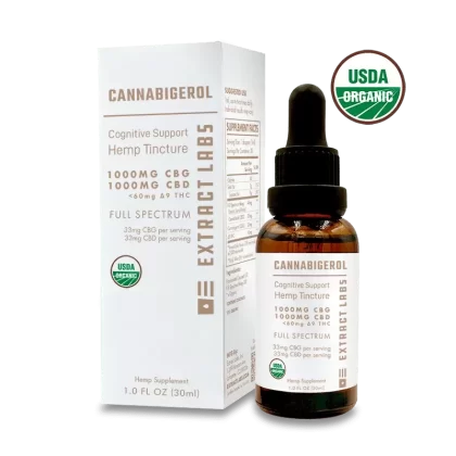 Extract Labs Organic CBG Oil | Cognitive Support - Ejuicewarehouse