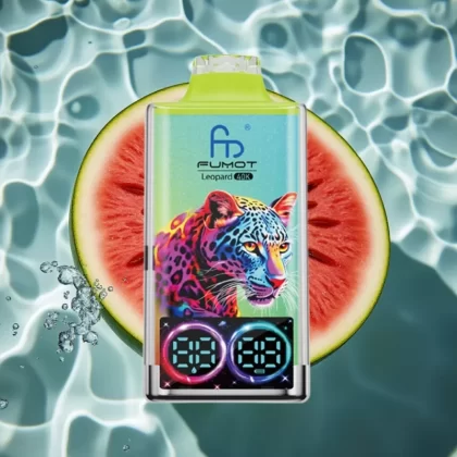 Fumot Leopard 40K Puffs Dual Mesh Disposable Vape Watermelon Ice 700mAh Type-C 5% Nicotine - Bangvapeaustralia