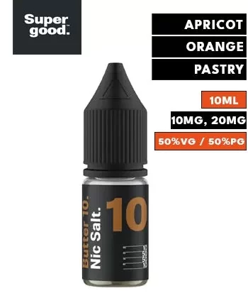 Butter 10 Nic Salt eLiquid by Supergood - 10mg / 10ml