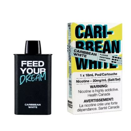 Feed Caribbean White Disposable Pod (9000 Puffs)