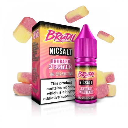 Rhubarb & Custard Nic Salt By Brutal - 11mg