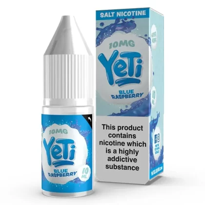 Yeti Nic Salt Vape Juice Blue Raspberry