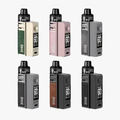 VooPoo Drag E60 Vape Kit - Pink