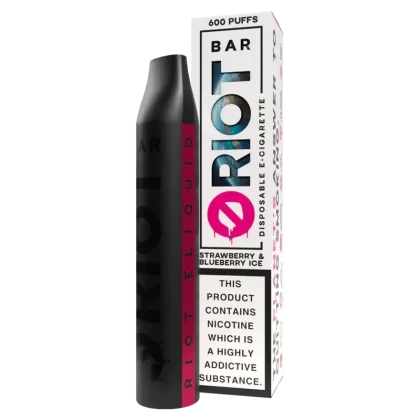 Strawberry Blueberry Ice Riot Bar Disposable Vape