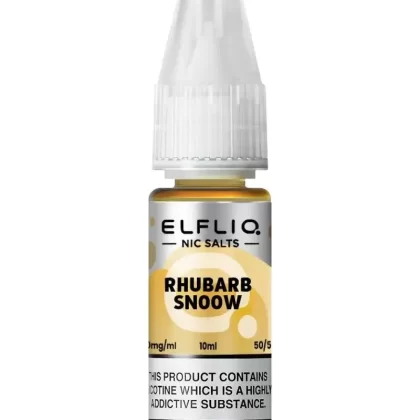 Elf Bar Elfliq Rhubarb Snoow Nic Salt Vape Juice - Strength 20mg