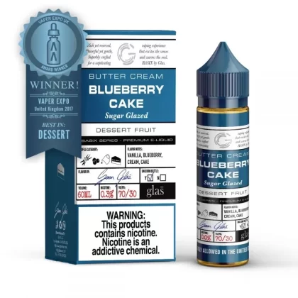 Glas Vape Basix Series Blueberry Cake - Size#60ml~Nicotine Strength#0mg>3mg>6mg