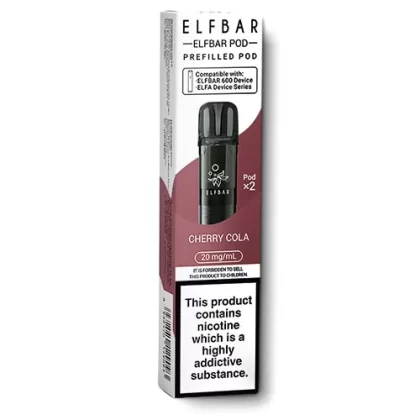 Cherry Cola Elfbar 600 Prefilled Pods - 20 mg/ml