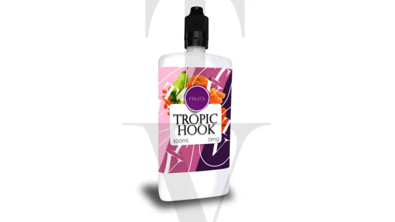 TROPIC HOOK 100ML SHORTFILL E-LIQUID BY TOTALLY VAPOUR