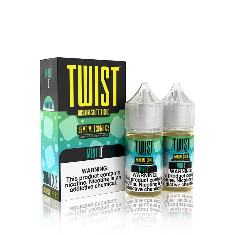 Twist Salt E-Liquid – Mint 0° (Arctic Cool Mint)