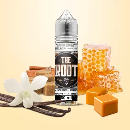 The Root - Nicotine#0 mg>3 mg>6 mg>12 mg>18 mg>10 mg Salt>20 mg Salt>20 mg BoldSalts>35 mg Salt>50 mg Salt~Size#60 ml>120 ml>30 ml