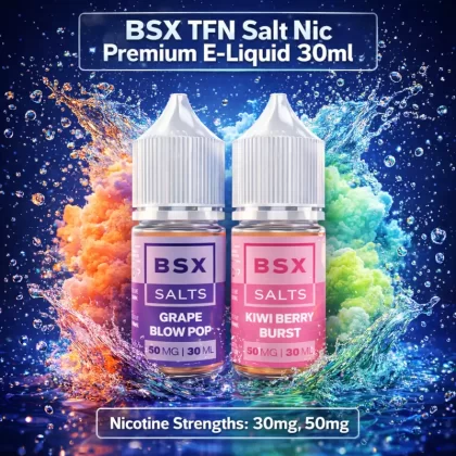 BSX TFN Salt Nic Premium E-Liquid 30ml - Fizzy Lemonade / 50mg
