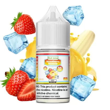 Pod Juice – Strawberry Banana Freeze 30ml - Vape Product, Vape Product (613270)
