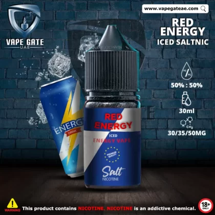 Iced Red Energy Drink 30 ml Saltnic - 35 mg - 30 ml