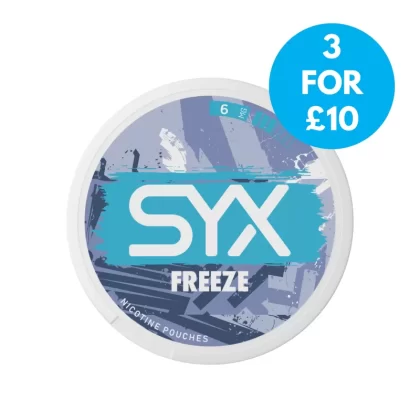 SYX Snus 6mg Nicotine Pouches - Vape Co