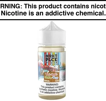 ICED THAI APPLE MELON RAZZ BY MRKT PLCE 100ML - Vapejuice