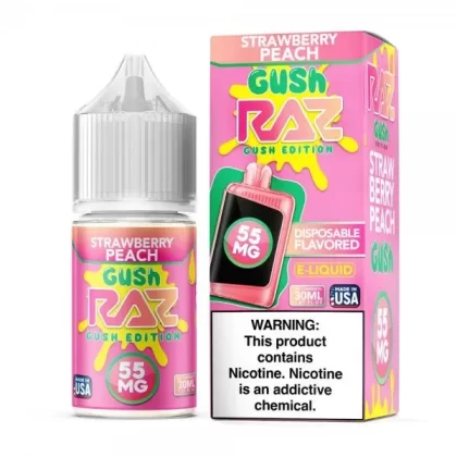 RAZ Salts | Strawberry Peach Gush - Nicotine#20mg>35mg>55mg (9AAB4B)