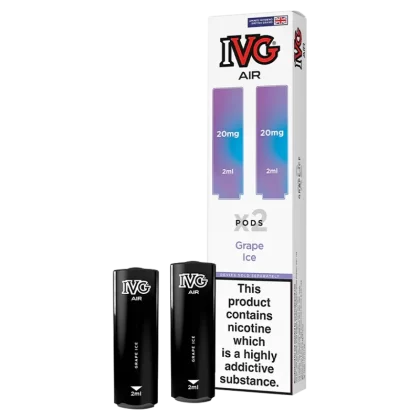 Grape Ice IVG Air Replacement Pods - Ecigwizard