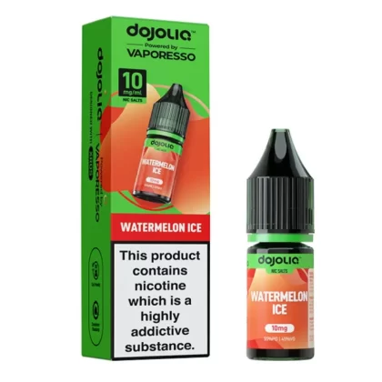 Watermelon Ice Nic Salt E-Liquid by Dojoliq (10ml) - 10mg