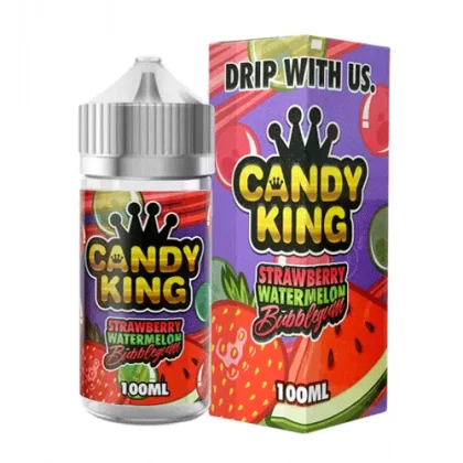 Strawberry Watermelon Bubblegum by Candy King 100ml - Vape Product, Vape Product
