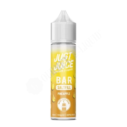 Pineapple by Just Juice Bar Saltfill - Size#40ml~Nicotine Strength#0mg~Add Nicotine Shots For#0mg>3mg>6mg